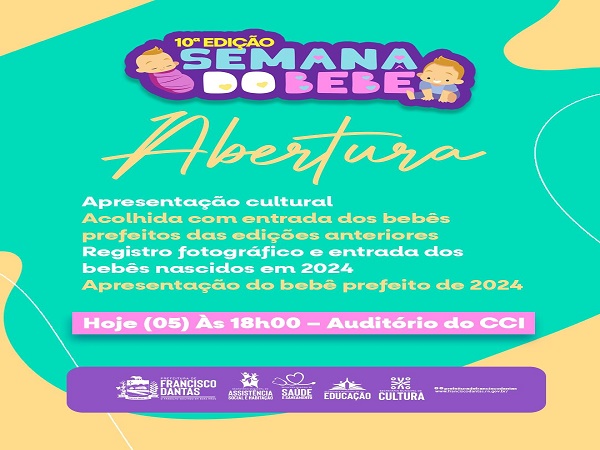 ABERTURA DA SEMANA DO BEBÊ